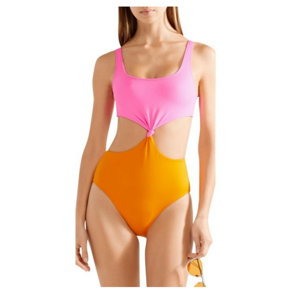 Solid & Striped The Bailey One-Piece Pink Size XS